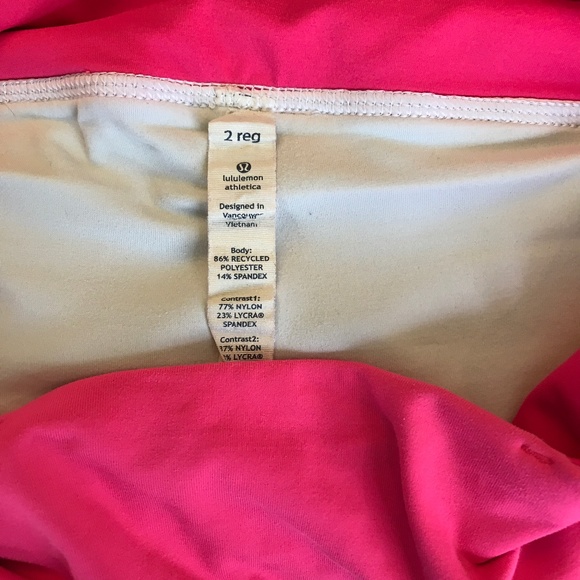 Lululemon Pace Setter Skirt Blur Blossom Neon Pink - Picture 11 of 16